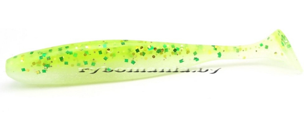  Keitech Easy Shiner 4.5" #PAL02T Lime Chart Shad